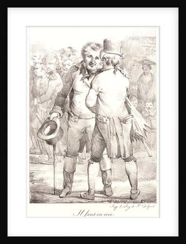 Il Faut en Rire, ca. 1830 by Nicolas Toussaint Charlet