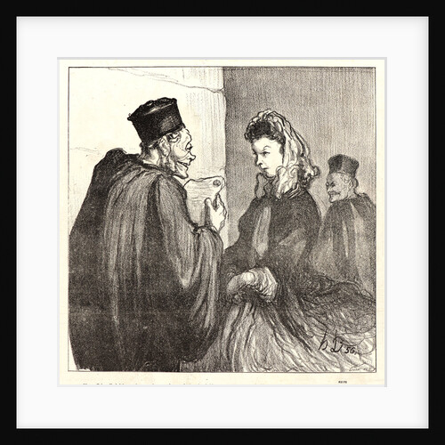 An Adulterous Affair by Honoré Daumier