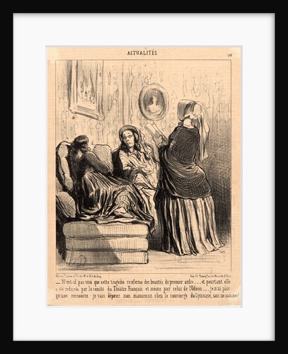Isn't it true that this tragedy... by Honoré Daumier