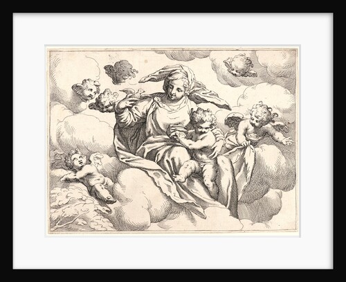 Virgin and Child with Angels, ca. 1610-1640 by Anonymous