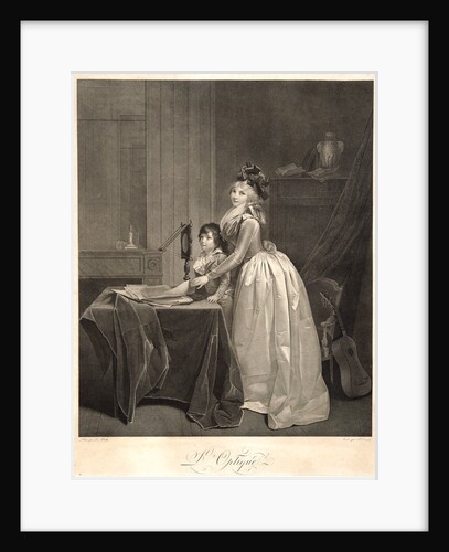 The Optical Viewer (l'Optique), ca. 1794 by J.F. Cazenave