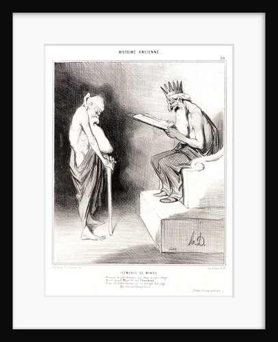 Clémence de Minos, 1843 by Honoré Daumier