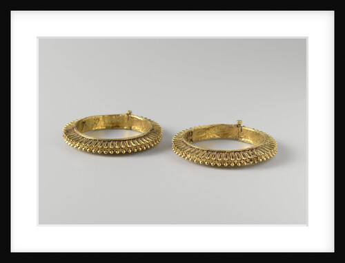 Pair of bracelets by Anonymous