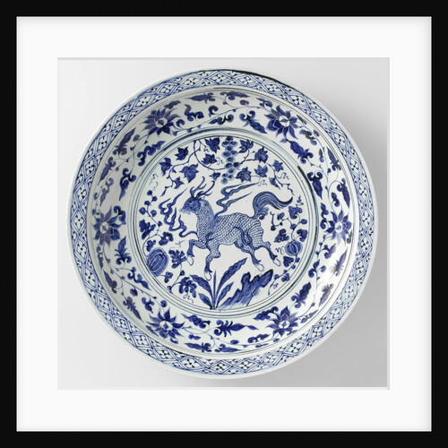 Charger with a qilin by Anonymous