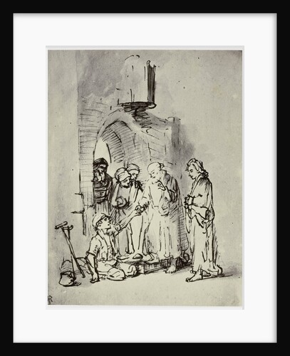 Peter and John Healing by Anonymous