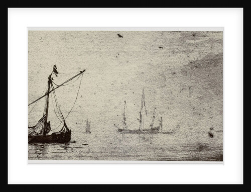 A Barge by Van der Velde