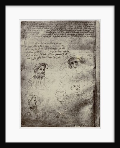 Sketch of Heads by Anonymous