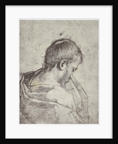 A Mourning Head by Michelangelo