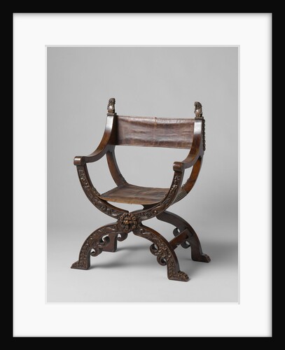 Folding X-chair by Anonymous
