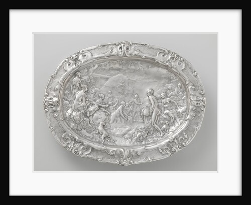 Basin with scenes from the story of Diana and Actaeon by Paulus Willemsz. van Vianen