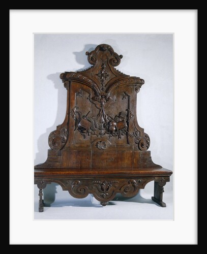 Garden bench in Marot style by Anonymous