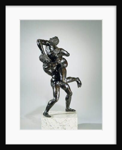 Hercules and Antaeus by Follower of Giambologna