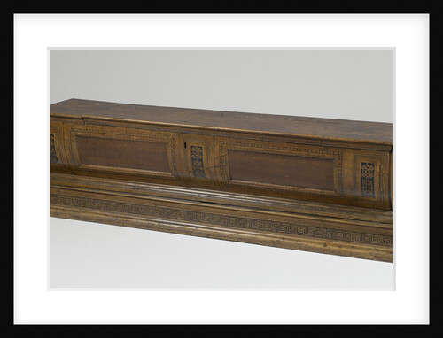 Bank of walnut with interior of poplar wood by Anonymous