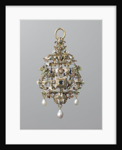 Pendant with closed hands together by Anonymous