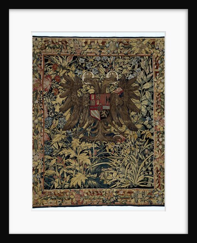 Tapestry with the arms of Emperor Charles V by Wilhelm de Pannemaker