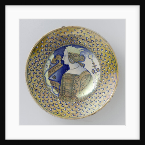 Dish with a young woman by Anonymous