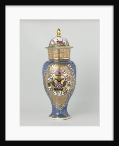Lidded vase, Meissener Porzellan Manufaktur, 1727, Meissen Germany by Meissener Porzellan Manufaktur