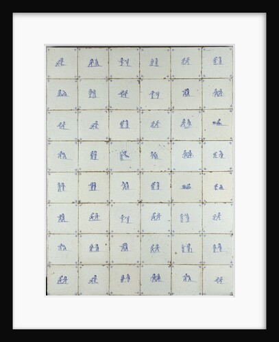 Tiles with Scenes of Children Playing by Anonymous