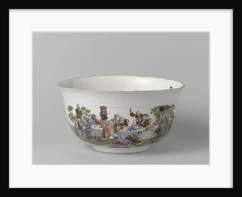 Come, multicolor painted with a performance to 'A Midnight Modern Conversation' by William Hogarth by Anonymous