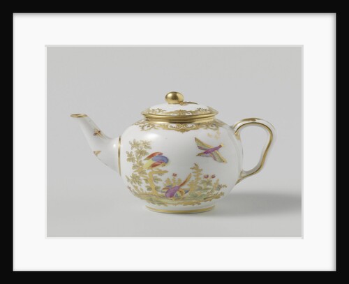 Teapot, belonging to a tea service (déjeuner Bolvry), Manufacture de Sèvres, Fallot by Anonymous