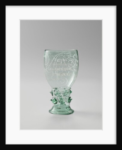 Roemer with a poem to Constantijn Huygens, Anonymous by Anna Roemers Visscher