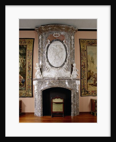 Mantel Piece with relief of Paris and Oenone by Jan Baptist Xavery