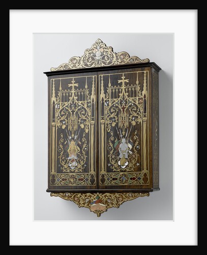 Wall cabinet by Franz Xaver Fortner