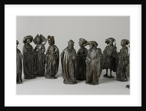 Ten weepers from the tomb of Isabella of Bourbon by Renier van Thienen
