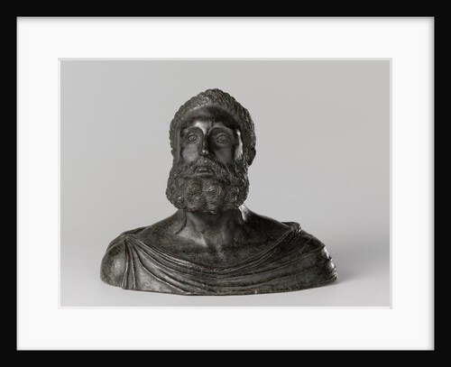 Bust of a Classical philosopher by Severo Calzetta da Ravenna