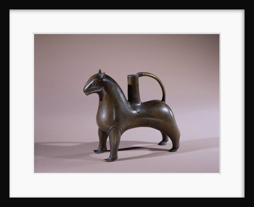 Aquamanile in the shape of a horse by Anonymous