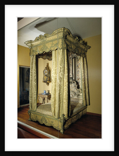 Four-poster bed by Anonymous