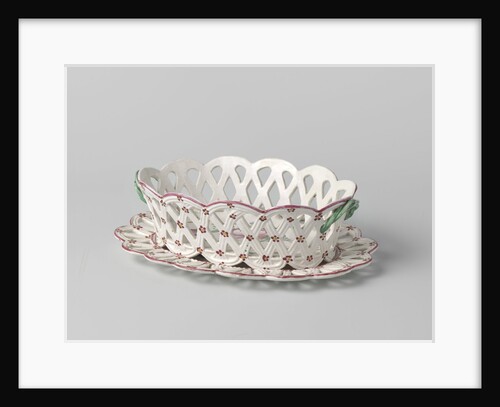 Fruit bowl with ears and openwork wall and rim by Anonymous