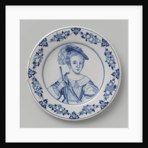 Dish with a Portrait of Prince William III as a Child by Anonymous