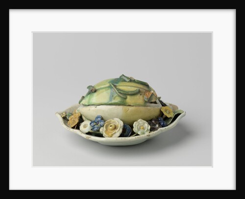 Butter dish in the shape of a melon, Blankenburg by Arie Blankers