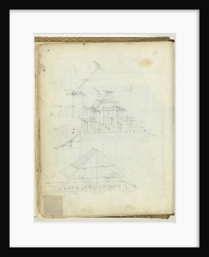 Sketch of a roof by Jan Brandes