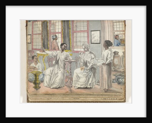 Tea time in a European home in Batavia Jakarta Indonesia by Jan Brandes