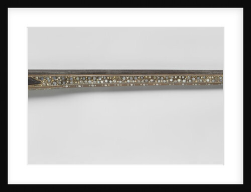 Matchlock Musket with flint lock of later period, Anonymous by Richard Bower