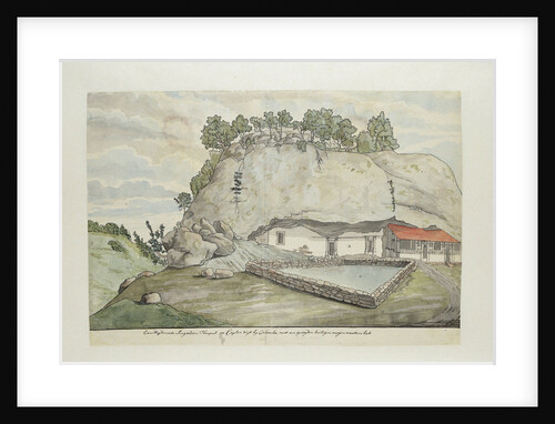 Sinhalese sanctuary in Ceylon Sri Lanka, Jan Brandes by Anonymous