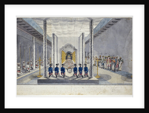 Legation of the VOC at the monarch of Kandy by Jan Brandes