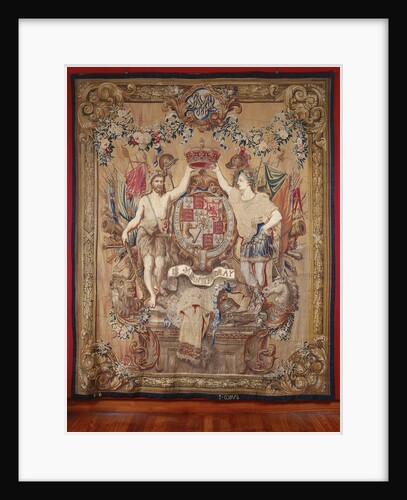 Weapon Carpet of King William III, governor of the Netherlands, and Queen Mary II Stuart, stadhouder by Anonymous