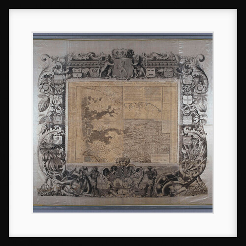 Map of Suriname, Alexander de Lavaux by J.G. de Lacroix