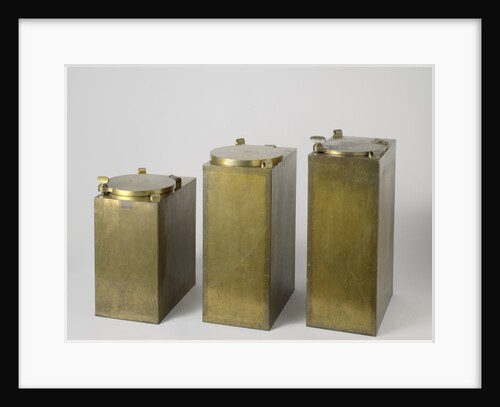 A gunpowder chest by Anonymous