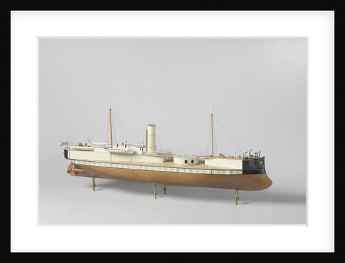 Model of the ramming ship Taurus 'ramtorenschip Stier' by Laird Brothers