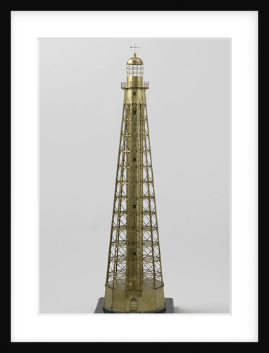 Model of the Northern Guard lighthouse on Java Indonesia by Grofsmederij Leiden