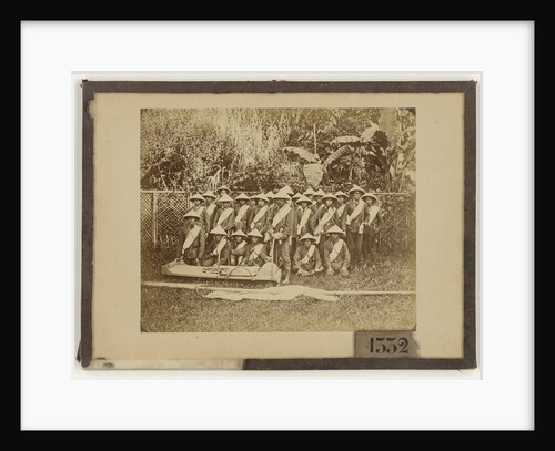 Photo of a group of coolies by Anonymous