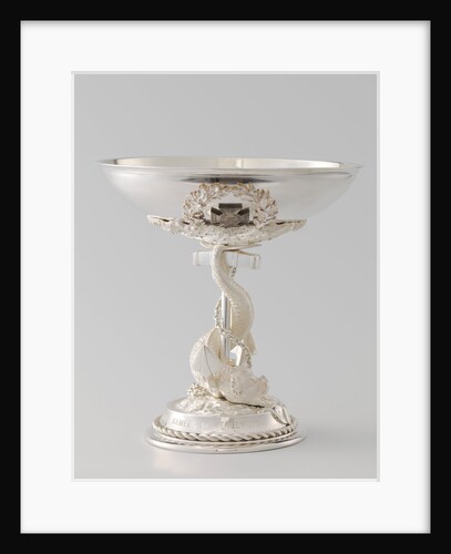 Silver goblet of Association 'The Metal Cross' by J.M. van Kempen & Zoon