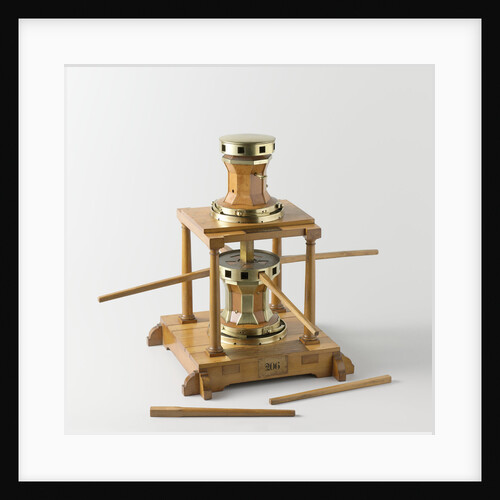 Model of a double capstan by Rijkswerf Vlissingen