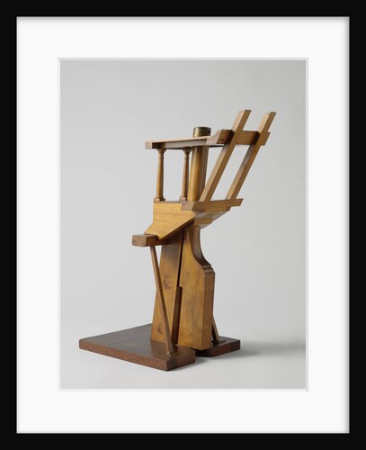 Model stir with round rudder for corvettes by Cornelis Soetermeer