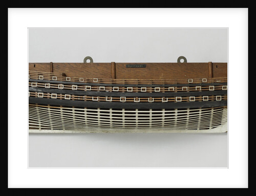 Half Model of a liner of 80 pieces by Anonymous