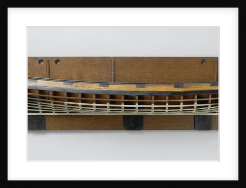 Model of a gunboat of 15 pieces by Pieter Glavimans